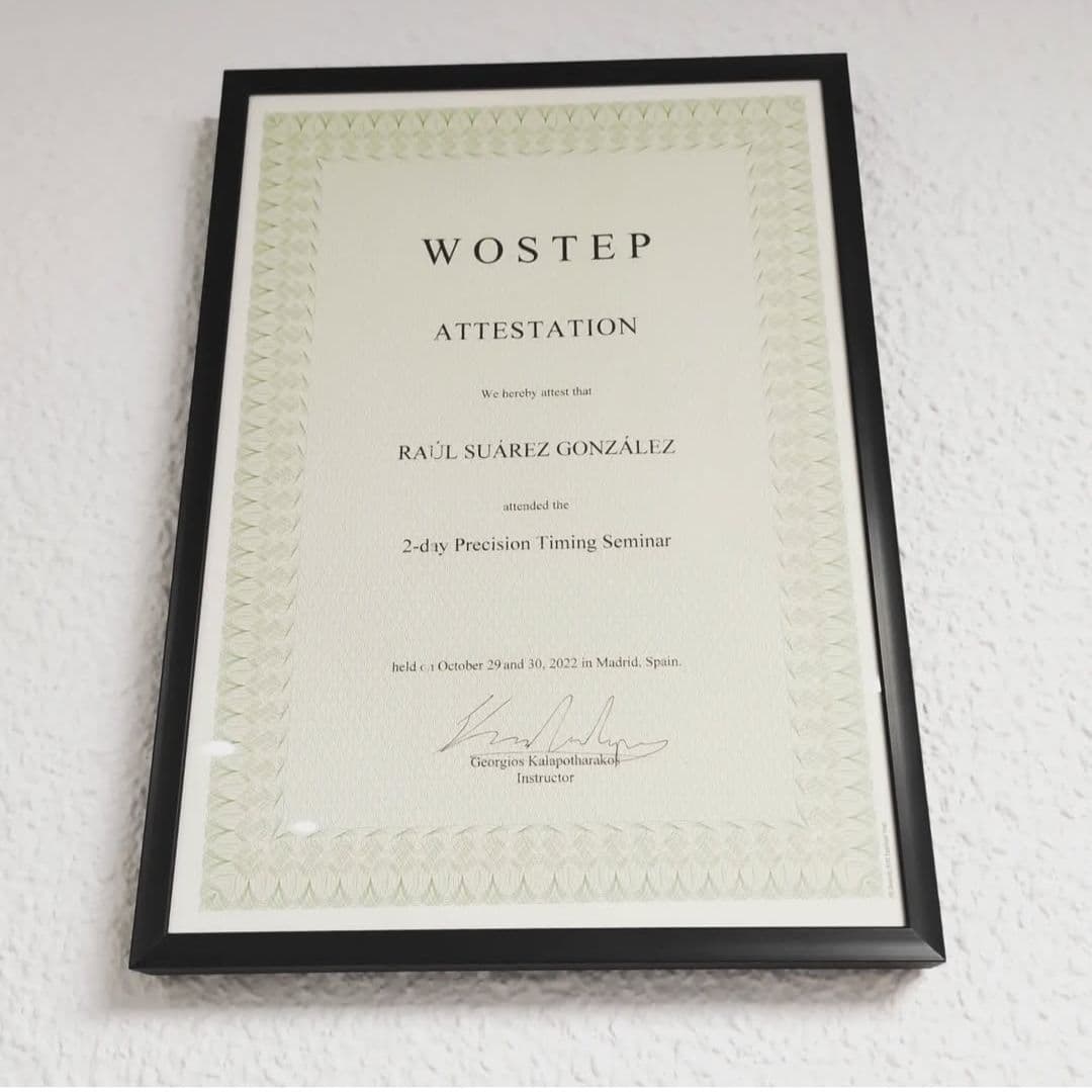 Certificado profesional de relojería 1