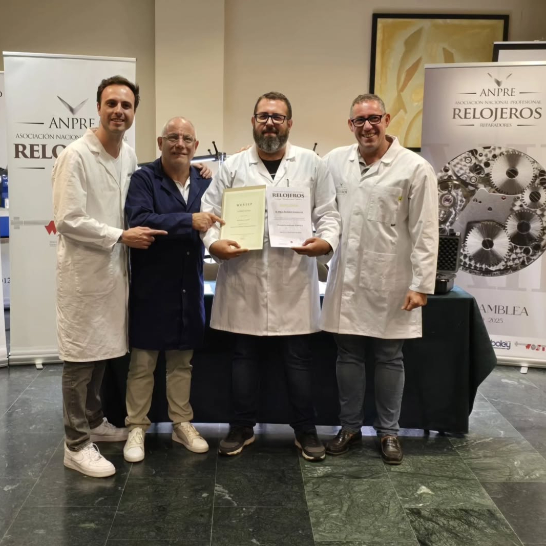 Equipo certificado ANPRE/WOSTEP